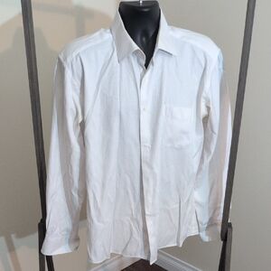 Daly| Classic White Men's Dress Shirt